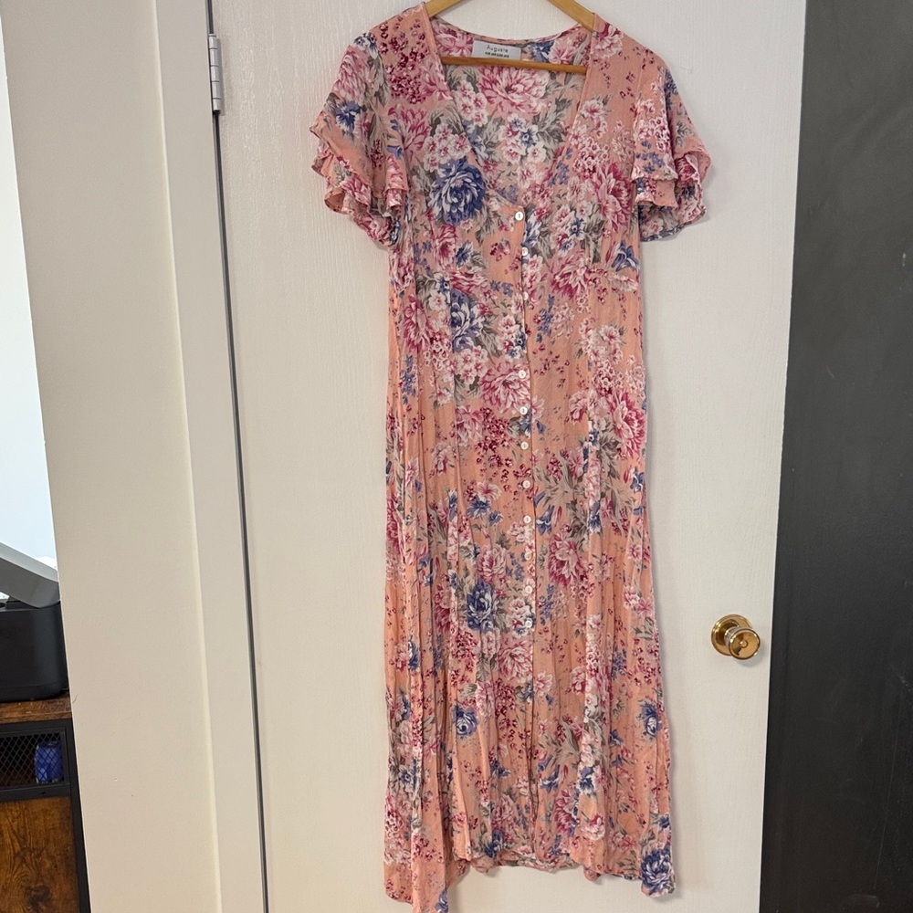 Auguste The Label Dahlia Day Dress size 8 midi dress